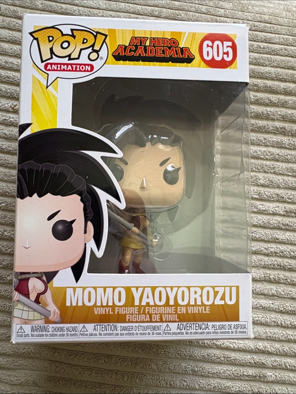 Momo Yaoyorozu Vinyl Figure Funko Pop My Hero Academia